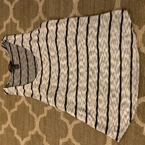 Grey and black sweater like tank top